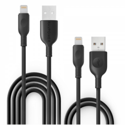 اثنين كيابل ايفون من راف بور باطوال مختلفة 0.9 متر / 1.8 متر  